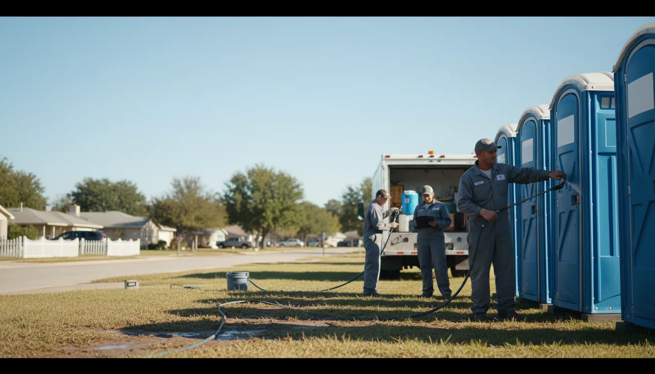 Long-Term Portable Toilet Rental in Campbell, AL near me